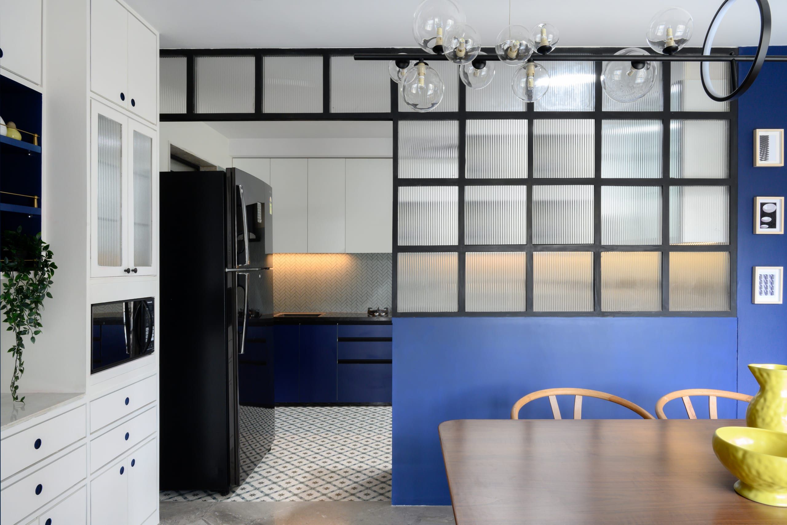 Modular kitchen delivered by DreamCircle, Aangan project