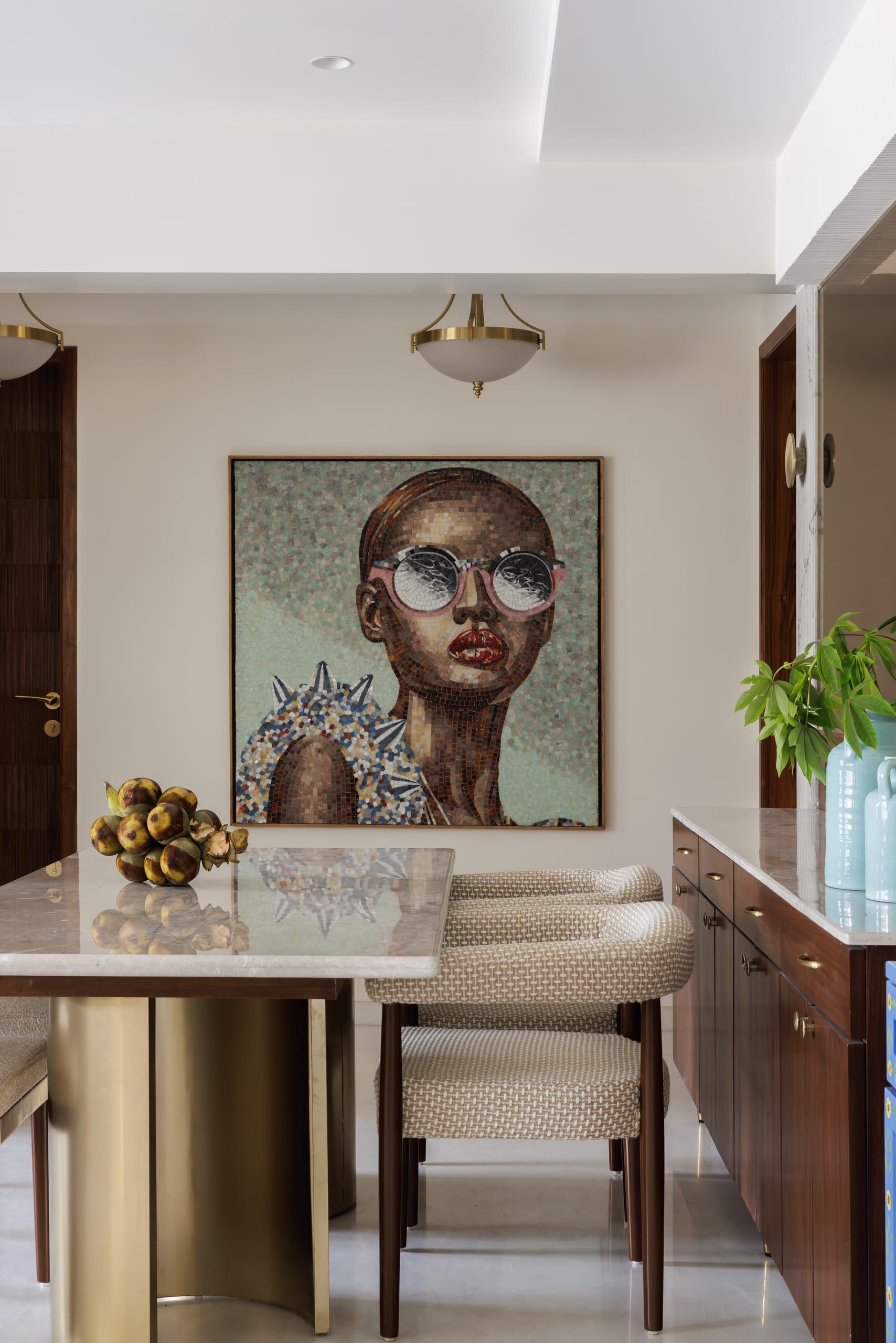 Anjani — contemporary eclectic interior design, Santacruz